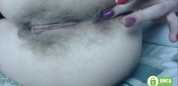  Anal play - 3 fingers deep in hairy asshole